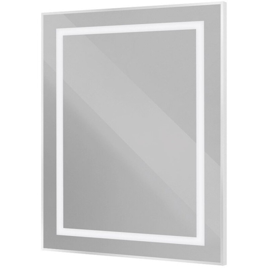 Зеркало BelBagno Kraft SPC-KRAFT-700-800-SENS-AL, 70 см, с LED подсветкой, с сенсорным выключателем, цвет рамы сатин