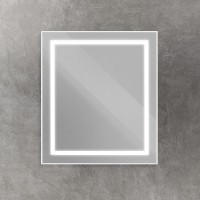 Зеркало BelBagno Kraft SPC-KRAFT-700-800-SENS-AL, 70 см, с LED подсветкой, с сенсорным выключателем, цвет рамы сатин
