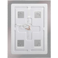 Зеркало BelBagno Kraft SPC-KRAFT-700-800-SENS-AL, 70 см, с LED подсветкой, с сенсорным выключателем, цвет рамы сатин