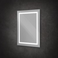 Зеркало BelBagno Kraft SPC-KRAFT-700-800-SENS-NERO, 70 см, с LED подсветкой, с сенсорным выключателем, цвет рамы черный