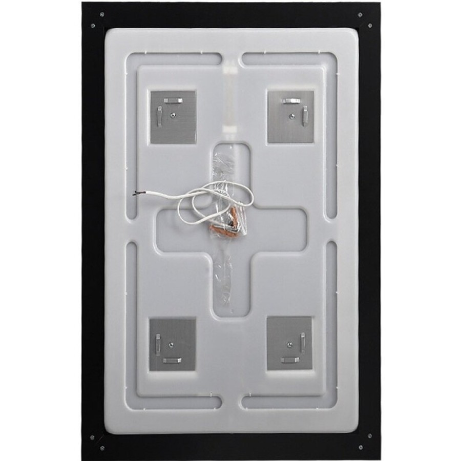 Зеркало BelBagno Kraft SPC-KRAFT-700-800-SENS-NERO, 70 см, с LED подсветкой, с сенсорным выключателем, цвет рамы черный