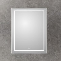 Зеркало BelBagno Kraft SPC-KRAFT-700-900-LED-TCH-WARM, 70 х 90 см, со встроенной подсветкой и подогревом, сатин