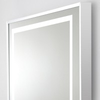Зеркало BelBagno Kraft SPC-KRAFT-700-900-LED-TCH-WARM, 70 х 90 см, со встроенной подсветкой и подогревом, сатин