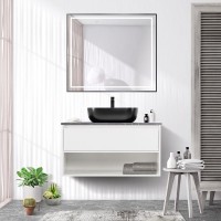 Зеркало BelBagno Kraft SPC-KRAFT-800-800-LED-TCH-WARM, 80 см, со встроенной подсветкой и подогревом, сатин