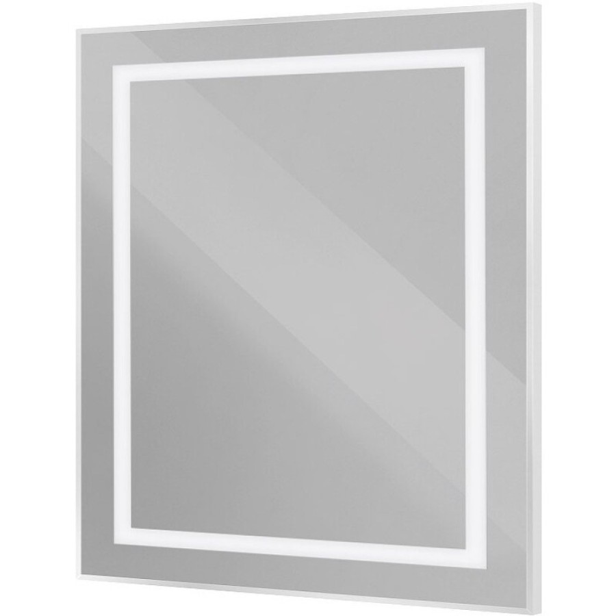 Зеркало BelBagno Kraft SPC-KRAFT-800-800-SENS-AL, 80 см, с LED подсветкой, с сенсорным выключателем, цвет рамы сатин