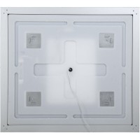 Зеркало BelBagno Kraft SPC-KRAFT-800-800-SENS-AL, 80 см, с LED подсветкой, с сенсорным выключателем, цвет рамы сатин