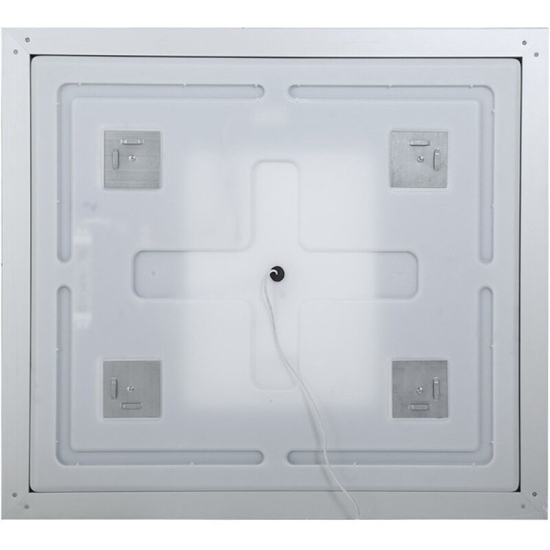Зеркало BelBagno Kraft SPC-KRAFT-800-800-SENS-AL, 80 см, с LED подсветкой, с сенсорным выключателем, цвет рамы сатин