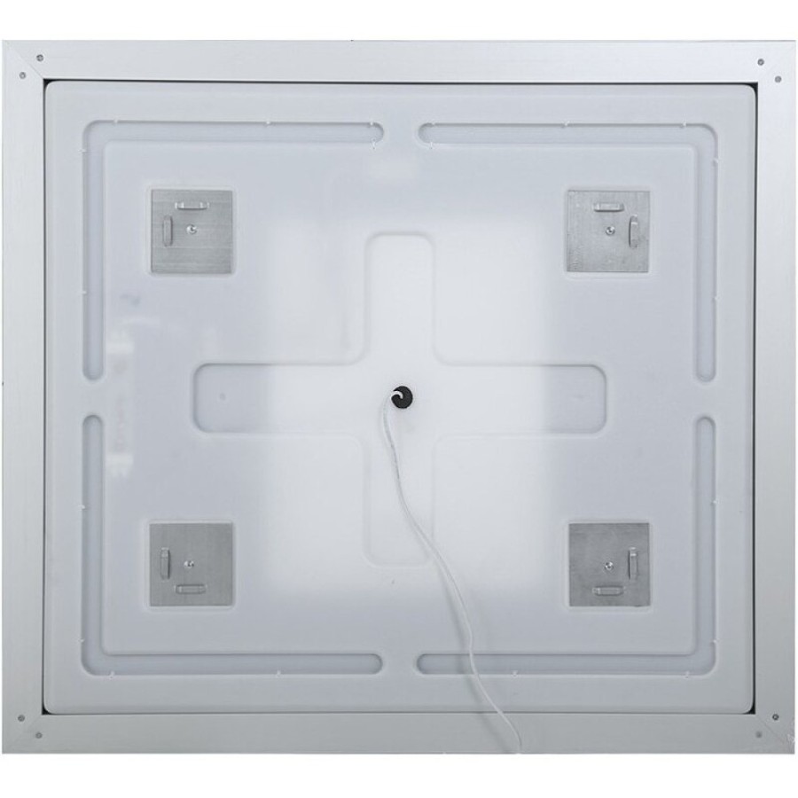Зеркало BelBagno Kraft SPC-KRAFT-800-800-SENS-AL, 80 см, с LED подсветкой, с сенсорным выключателем, цвет рамы сатин