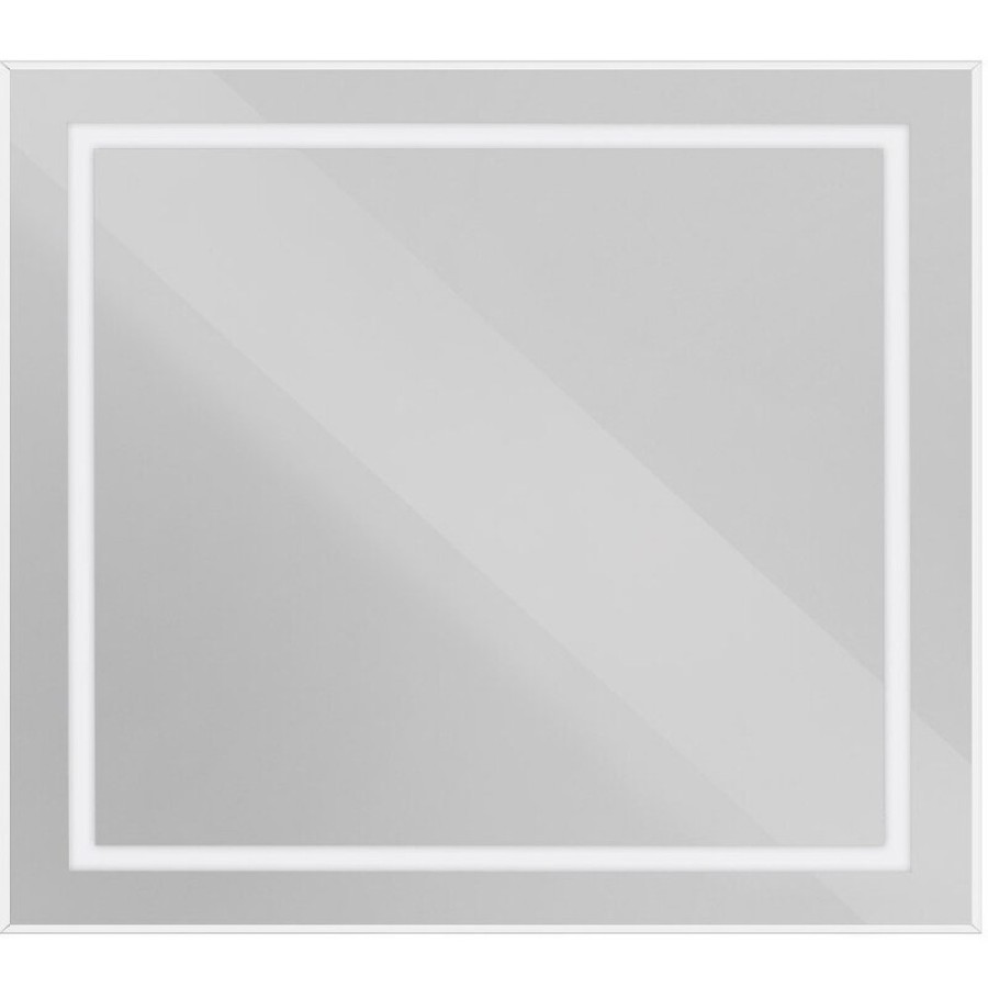 Зеркало BelBagno Kraft SPC-KRAFT-900-800-SENS-AL, 90 см, с LED подсветкой, с сенсорным выключателем, цвет рамы сатин