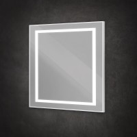Зеркало BelBagno Kraft SPC-KRAFT-900-800-SENS-AL, 90 см, с LED подсветкой, с сенсорным выключателем, цвет рамы сатин