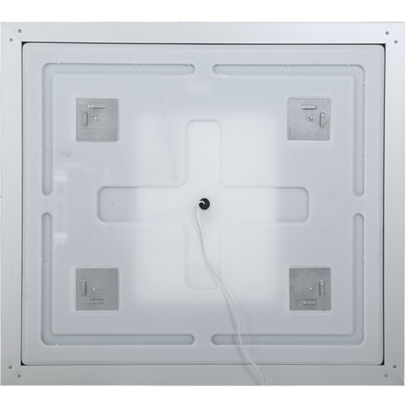 Зеркало BelBagno Kraft SPC-KRAFT-900-800-SENS-AL, 90 см, с LED подсветкой, с сенсорным выключателем, цвет рамы сатин