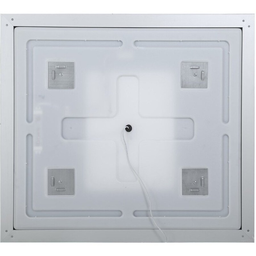 Зеркало BelBagno Kraft SPC-KRAFT-900-800-SENS-AL, 90 см, с LED подсветкой, с сенсорным выключателем, цвет рамы сатин
