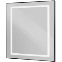 Зеркало BelBagno Kraft SPC-KRAFT-900-800-SENS-NERO, 90 см, с LED подсветкой, с сенсорным выключателем, цвет рамы черный