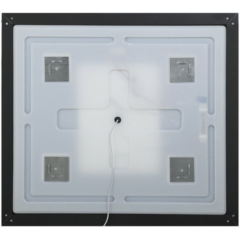 Зеркало BelBagno Kraft SPC-KRAFT-900-800-SENS-NERO, 90 см, с LED подсветкой, с сенсорным выключателем, цвет рамы черный