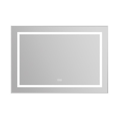 Зеркало BelBagno Kraft SPC-KRAFT-985-685-TCH-WARM 98.5 см, светодиодная подсветка, с сенсорным выключателем, с подогревом, сатин