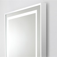 Зеркало BelBagno Kraft SPC-KRAFT-985-685-TCH-WARM 98.5 см, светодиодная подсветка, с сенсорным выключателем, с подогревом, сатин