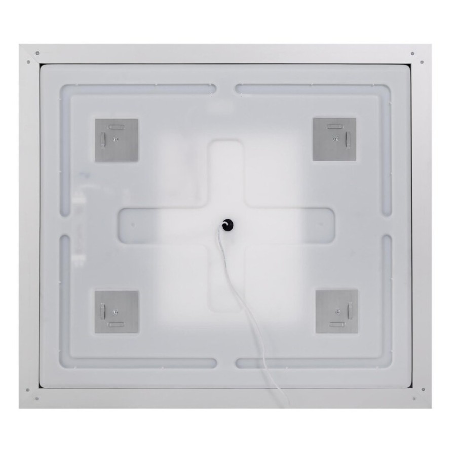 Зеркало BelBagno Kraft SPC-KRAFT-985-685-TCH-WARM 98.5 см, светодиодная подсветка, с сенсорным выключателем, с подогревом, сатин