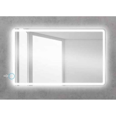 Зеркало BelBagno SPC-MAR-1000-600-LED-BTN 100 x 60 см со встроенным светильником и кнопочным выключателем