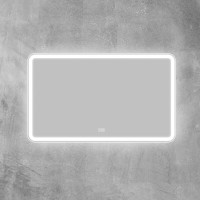 Зеркало BelBagno Marino SPC-MAR-1000-600-LED-TCH-WARM 100 см, светодиодная подсветка, с сенсорным выключателем, с подогревом