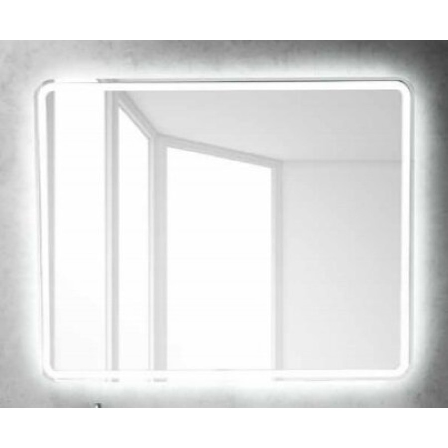Зеркало BelBagno SPC-MAR-1000-800-LED-BTN 100 x 80 см со встроенным светильником и кнопочным выключателем