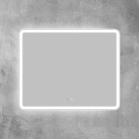 Зеркало BelBagno Marino SPC-MAR-1000-800-LED-TCH-SND 100 см, с подсветкой, голосовым управлением и подогревом