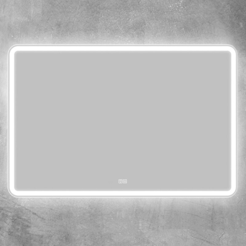 Зеркало BelBagno Marino SPC-MAR-1100-800-LED-TCH-WARM 110 см, светодиодная подсветка, с сенсорным выключателем, с подогревом