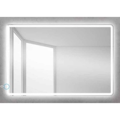 Зеркало BelBagno SPC-MAR-1200-800-LED-BTN 120 x 80 см со встроенным светильником и кнопочным выключателем