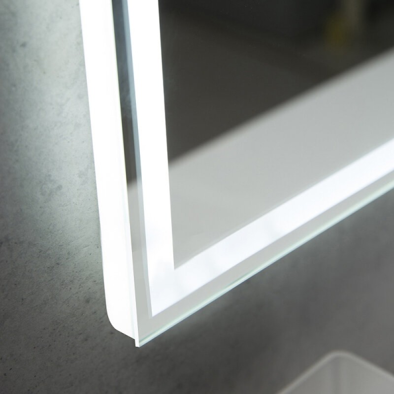 Зеркало BelBagno SPC-MAR-1400-800-LED-TCH-WARM, 140 см, с подсветкой, белый