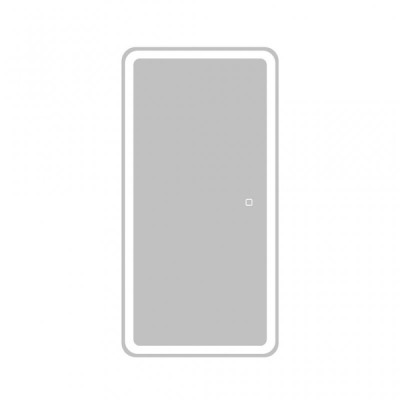 Зеркальный шкаф BelBagno Marino 40 х 80 см, с LED-подсветкой и сенсорным выключателем, Bianco Lucido белый глянец, SPC-MAR-400/800-1A-LED-TCH
