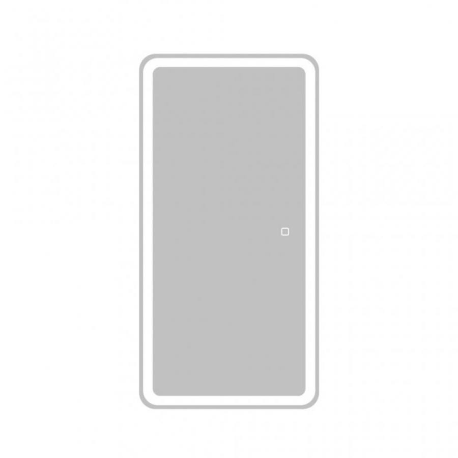 Зеркальный шкаф BelBagno Marino 40 х 80 см, с LED-подсветкой и сенсорным выключателем, Bianco Lucido белый глянец, SPC-MAR-400/800-1A-LED-TCH