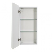 Зеркальный шкаф BelBagno Marino 40 х 80 см, с LED-подсветкой и сенсорным выключателем, Bianco Lucido белый глянец, SPC-MAR-400/800-1A-LED-TCH
