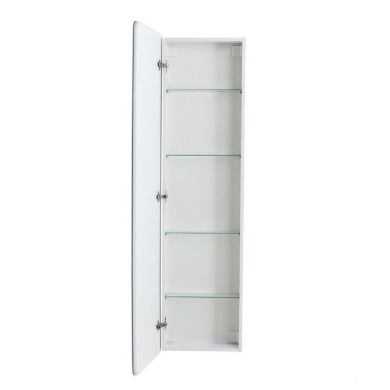 Пенал BelBagno Marino SPC-MAR-450/1600-1A-LED-TCH, 45 х 160 см, с LED-подсветкой и сенсорным выключателем, Bianco Opaco белый матовый