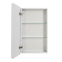 Зеркальный шкаф BelBagno Marino 50 х 80 см, с LED-подсветкой и сенсорным выключателем, Bianco Lucido белый глянец, SPC-MAR-500/800-1A-LED-TCH
