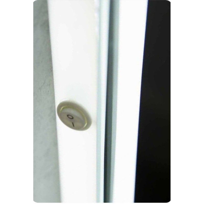 Зеркало BelBagno SPC-MAR-600-600-LED-BTN 60 x 60 см со встроенным светильником и кнопочным выключателем