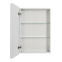 Зеркальный шкаф BelBagno Marino 60 х 80 см, с LED-подсветкой и сенсорным выключателем, Bianco Lucido белый глянец, SPC-MAR-600/800-1A-LED-TCH