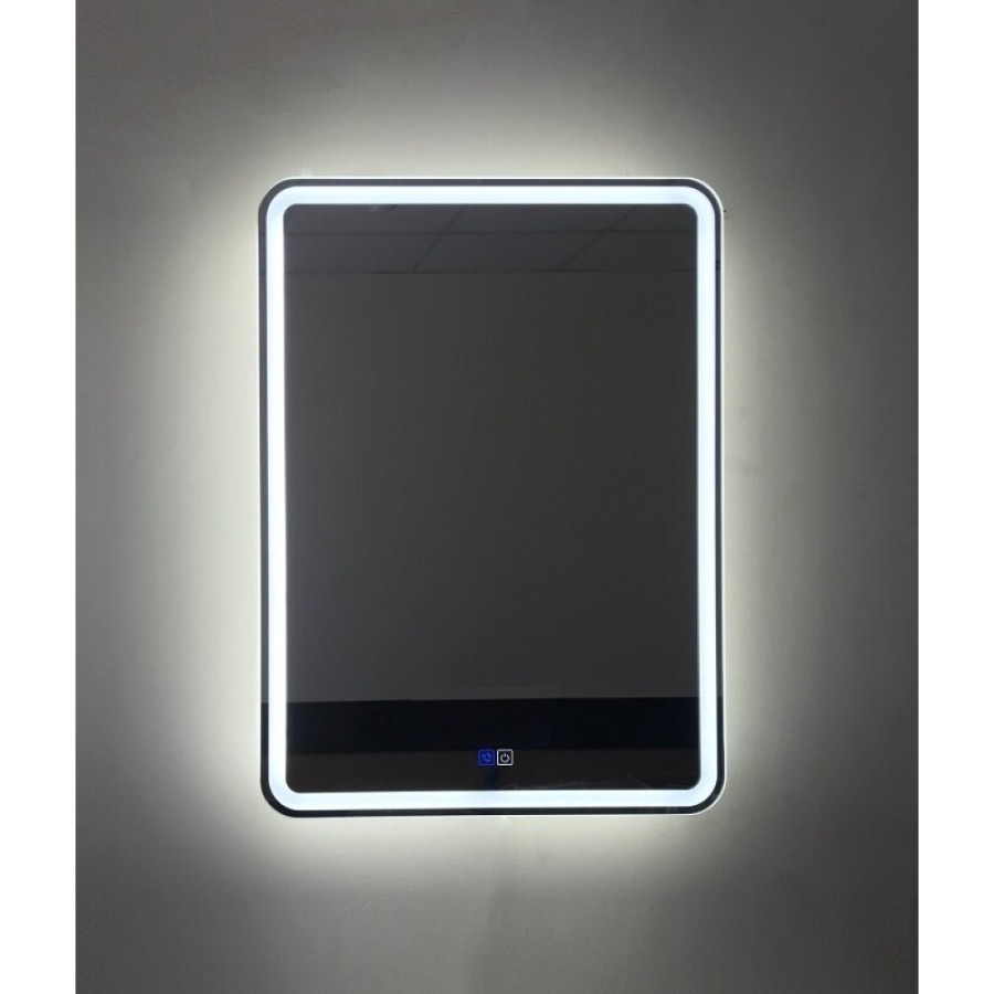 Зеркало BelBagno SPC-MAR-600-800-LED-TCH-PHONE 60 x 80 см со встроенным светильником, сенсорным выключателем, блютуз-модулем, микрофоном и динамиками