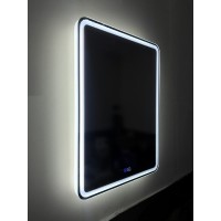 Зеркало BelBagno SPC-MAR-600-800-LED-TCH-PHONE 60 x 80 см со встроенным светильником, сенсорным выключателем, блютуз-модулем, микрофоном и динамиками