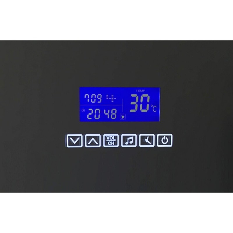 Зеркало BelBagno SPC-MAR-600-800-LED-TCH-RAD, 60 x 80 см, со встроенным светильником, сенсорным выключателем, bluetooth, цифровым термометром, радио