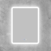 Зеркало BelBagno Marino SPC-MAR-600-800-LED-TCH-SND, 60 см, с подсветкой, голосовым управлением и подогревом