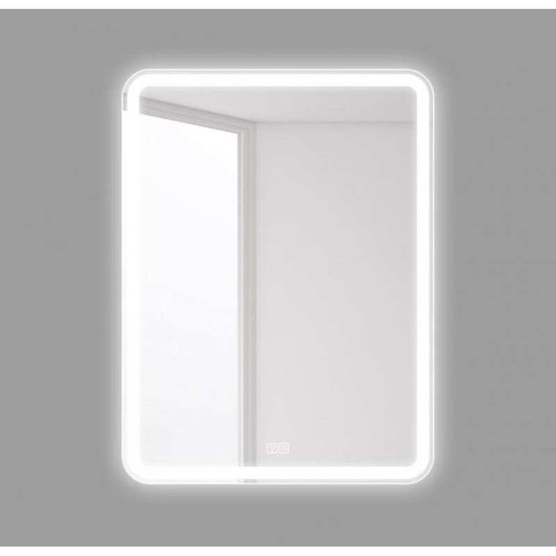 Зеркало BelBagno SPC-MAR-700-800-LED-TCH-WARM, 70 x 80 см со встроенным светильником, сенсорным выключателем и подогревом