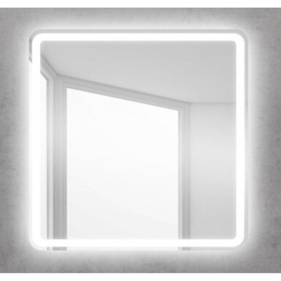 Зеркало BelBagno SPC-MAR-800-800-LED-BTN 80x 80 см со встроенным светильником и кнопочным выключателем