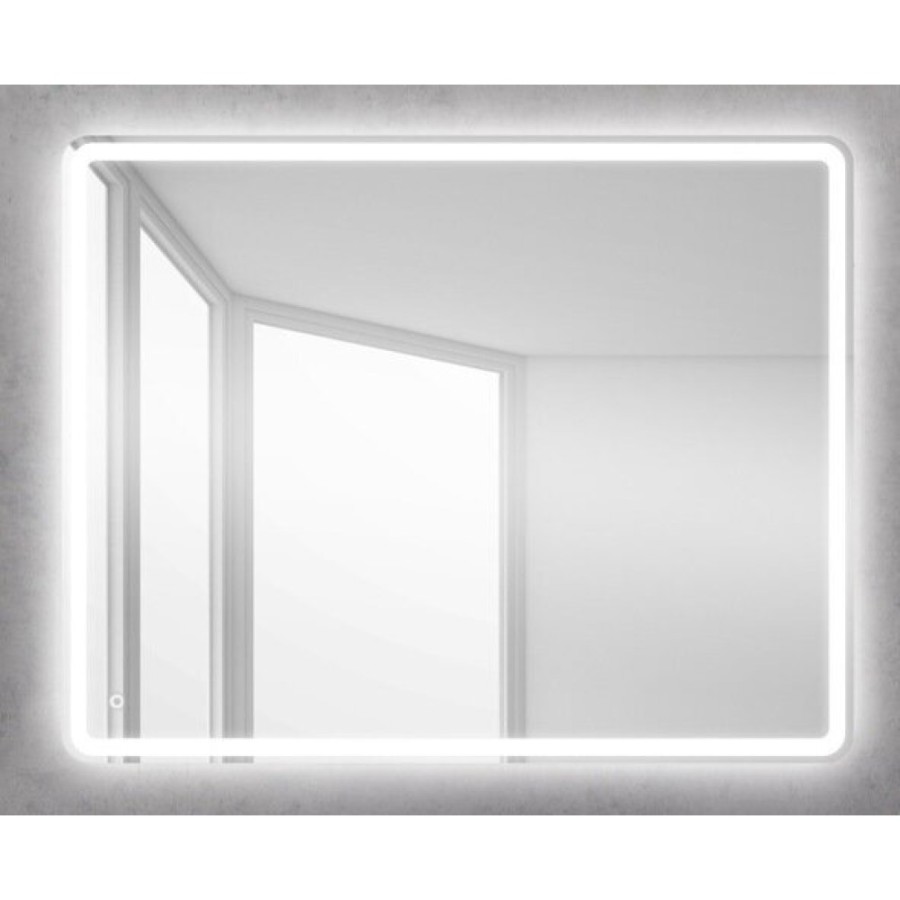 Зеркало BelBagno SPC-MAR-900-800-LED-TCH 90x80 см со встроенным светильником и сенсорным выключателем