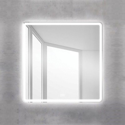 Зеркало BelBagno SPC-MAR-900-800-LED-TCH-WARM 90x80 см со встроенным светильником и сенсорным выключателем и подогревом