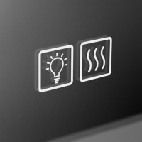 Зеркало BelBagno SPC-OTT-800-800-LED-TCH-WARM 80 см, светодиодная подсветка, с сенсорным выключателем, с подогревом