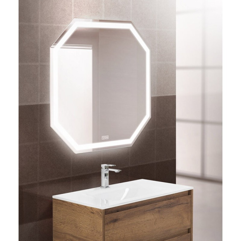 Зеркало BelBagno SPC-OTT-800-800-LED-TCH-WARM 80 см, светодиодная подсветка, с сенсорным выключателем, с подогревом