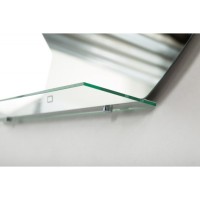 Зеркало BelBagno 100 x 100 см со встроенным светильником, сенсорным выключателем и полкой, SPC-RNG-1000-LED-TCH-MENS