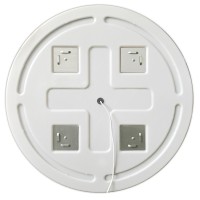 Зеркало BelBagno SPC-RNG-1000-LED-TCH-WARM, 100 см, с подсветкой, белый
