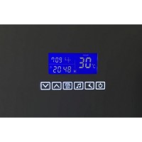 Зеркало BelBagno SPC-RNG-700-LED-TCH-RAD 70 см со встроенным светильником, сенсорным выключателем, bluetooth, цифровым термометром, радио
