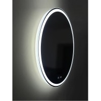 Зеркало BelBagno SPC-RNG-700-LED-TCH-SND, 70 см, с подсветкой, голосовым управлением и подогревом