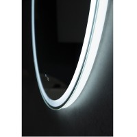 Зеркало BelBagno SPC-RNG-700-LED-TCH-SND, 70 см, с подсветкой, голосовым управлением и подогревом